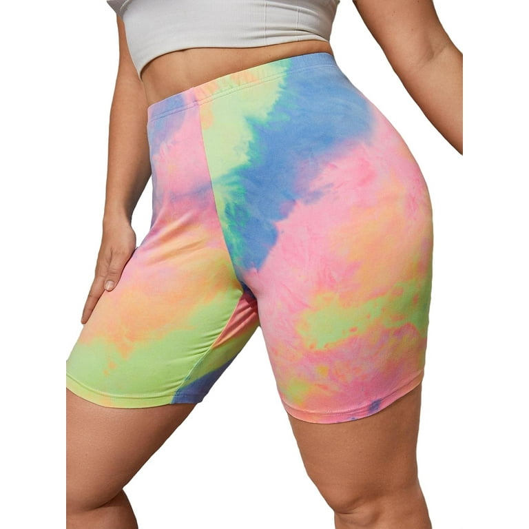 Multi color biker shorts clearance