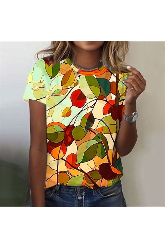 Casual Tops for Women Trendy Summer Womens Blouses for Work Professional Short Sleeve Plus Size Shirts for Women 4X-5X