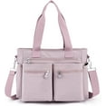 thumbnail image 1 of Casual Tote Bag for Women with Multiple Pockets Nylon Crossbody Shoulder Bag Everything Bag Handbag for Work Travel Out, 1 of 9
