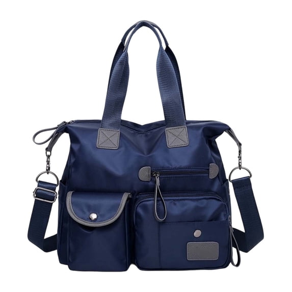 Casual Tote Bags with Multiple Pockets, Nylon Large Capacity Crossbody Tote Bag, Working Bag for Ladies