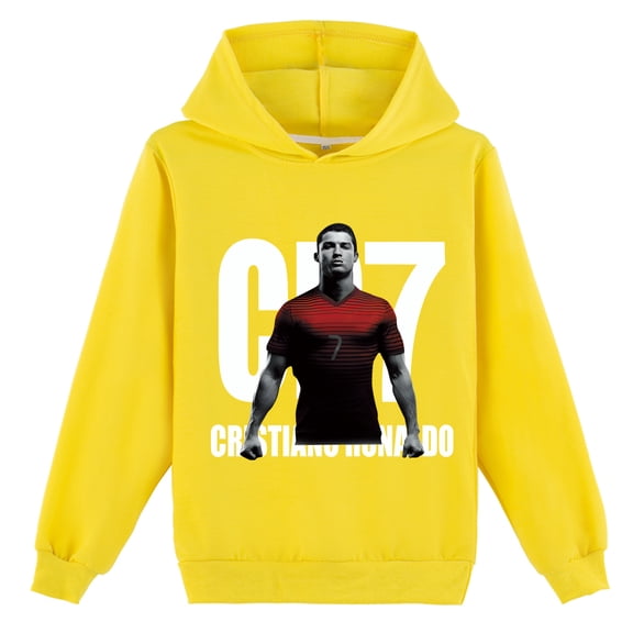 Casual Trend Pullover Cristiano Ronaldo Comfy Hoodie works for School Students’ Sports Holidays