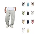 thumbnail image 1 of Casual Trousers with Pleated Detail, Elastic Drawstring Waist, Side & Deep Pockets, Relaxed Fit, Big and Tall, Soft Cotton, Wide-Leg, Comfortable, 1 of 6