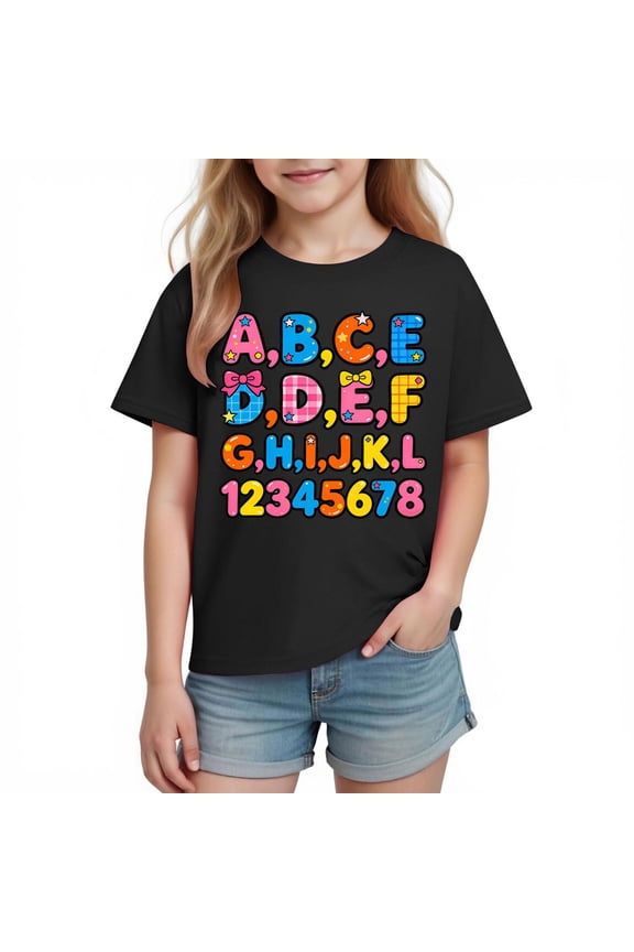 Casual Tshirts for Kids Girl Boy Summer Fall Short Sleeve Graphic Kawaii Tops Shirt Child 2026 Clothing Regular Fit Country Concert