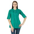 thumbnail image 1 of Casual Tunic Women Boho Top Dress Wear Clothing Cotton Summer Sundress, 1 of 1