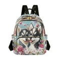 thumbnail image 1 of Casual Two Puppies with Hearts Backpack for School,College and Travel, Water Resistant Bookbag,, 1 of 7