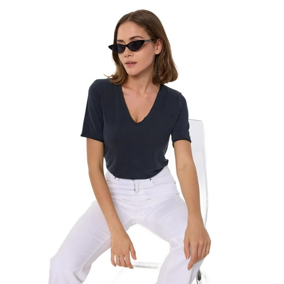 Casual V-Neck Short Sleeve T-Shirt