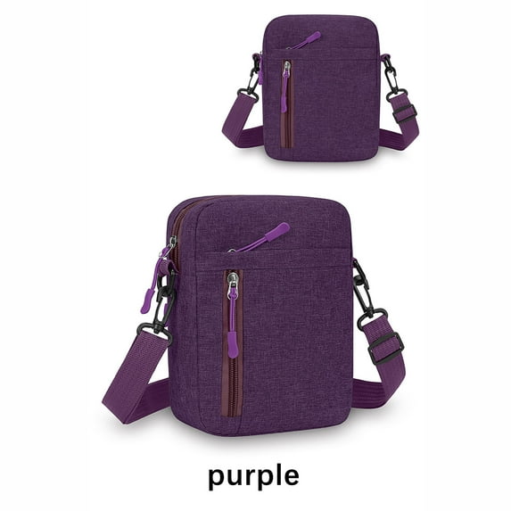 Casual Water-Resistant Nylon Crossbody Bag, Fashionable Shoulder Bag for Men and Women, Lightweight and Stylish, Business Travel and Everyday Use, Phone Storage Bag