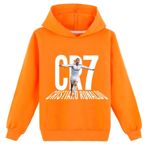 Casual Wear Pullover Cristiano Ronaldo Graphic Hoodie fits Students for School Sports Holidays