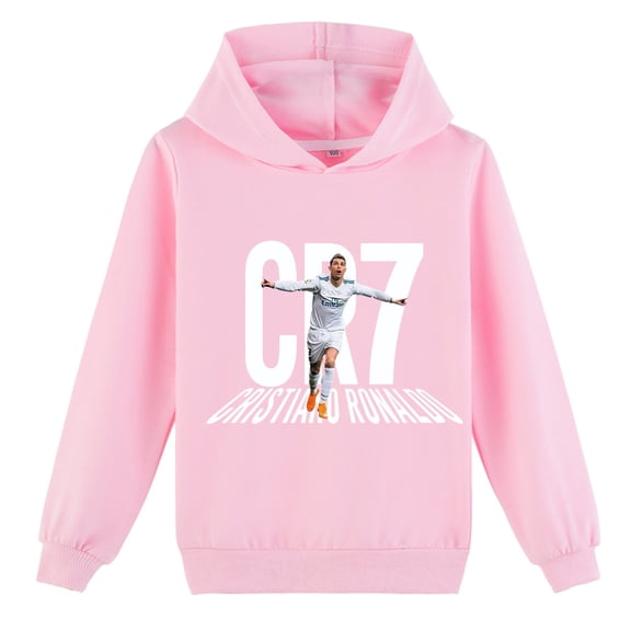Casual Wear Pullover Cristiano Ronaldo Graphic Hoodie fits Students for School Sports Holidays