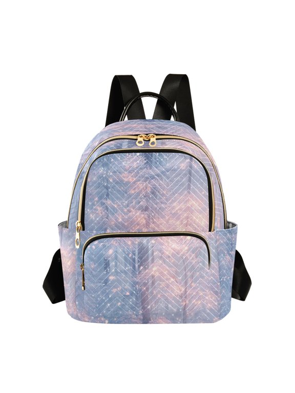 Casual Winter Forest Snowfall Backpack for School,College and Travel, Water Resistant Bookbag,