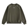 thumbnail image 1 of Casual Women Hoodies Soft Crewneck Top Streetwear Sweatshirt Long Sleeve Unisex Youth Pullovers, 1 of 6