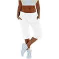 thumbnail image 1 of Casual Women Plus Size Jogger Capri Pants, 1 of 2