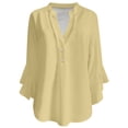 thumbnail image 1 of Casual Women Shirts For Daily Wear Loose Fit Comfortable Style For Spring Summer And Fall Ideal Pairing With Jeans Easy Care Machine And Hand Wash Thermals for Women Shirt Color Long Sleeve Shirt V, 1 of 4