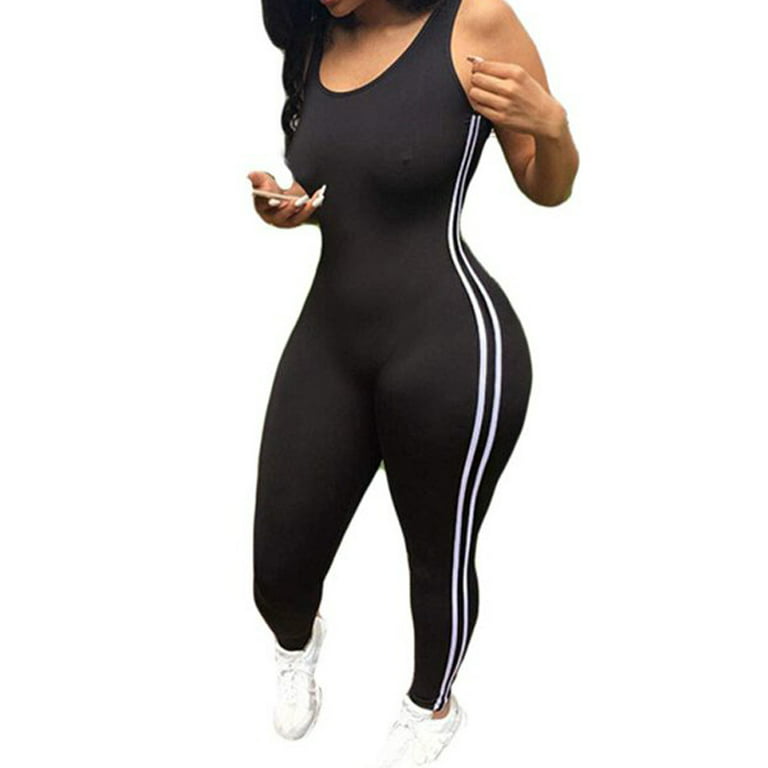 Casual Women Sport Gym Side Stripe Running Fitness Leggings Pants