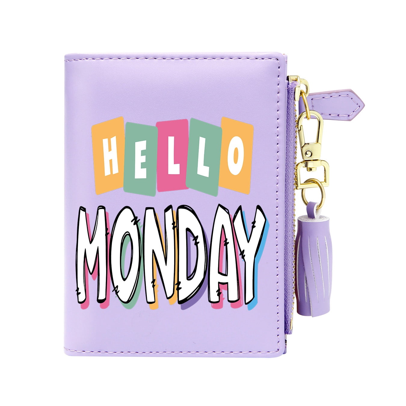 Casual Women Zipper Wallet Elegant Pattern Wallet Purse PU Leather Long ...