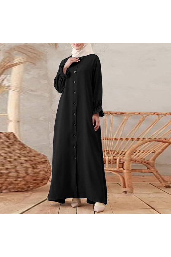 Casual Women's Cardigan Round Neck Large Swing Dress Hijab for Women Full Face Beads Dress Prom Dresses Two Piece Turkish Women Dress Silk Gloves for Women Long Chiffon Hijab Scarf Hijab Scarf New