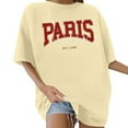 thumbnail image 1 of Casual Women's Funny Graphic T Shirt Cute Lightweight Tee For Everyday Wear And Relaxation Athletic Tops for Women Loose Fit Space Pack Womens Long Sleeve Spandex T Shirt Ladies T Shirts for Women, 1 of 3