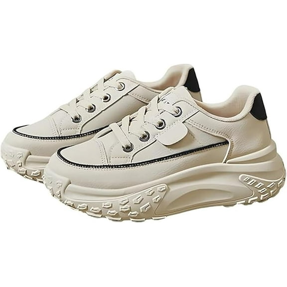 Casual Women's Height-Increasing Shoes, 1.8" Elevator Wide Toe Non-Slip Casual Sneakers, Sneakers for Women