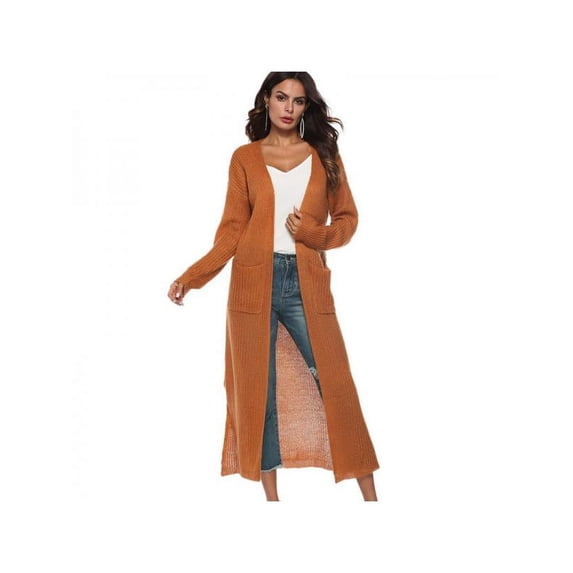 Casual Women's Long Sleeve Loose Knit Open Front Cardigan