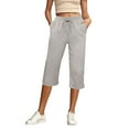 thumbnail image 1 of Casual Women's Pants For Everyday And Use Comfortable And Stylish 3/4 Length Trousers For Summer Season, 1 of 3
