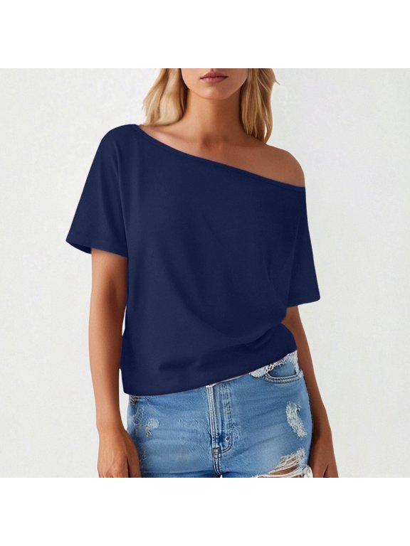 Casual Women's T Shirts Loose Fit for Comfortable Summer Wear Ideal for Everyday Relaxation and Perfectly Paired with Jeans Pack of T Shirts women Tee Shirts Loose Fit Work Shirts Women Summer