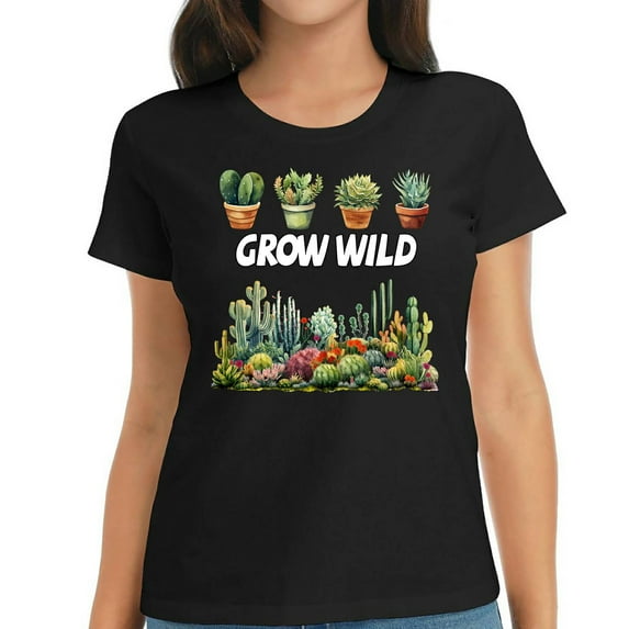 Casual Women's Tops with Fun Sunglasses Graphic