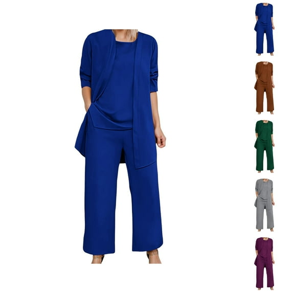 Casual Women's Trousers Suit Comfortable And Stylish Long Pants Set For Daily Wear And Vacations Ideal For Spring And Summer Season With Convenient Pockets Summer Capris For Women