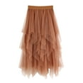 thumbnail image 1 of Casual Womens Comfortable High Waist Pleated Tutu Skirt Ladies Midi Skirt Athletic Skirt with Leggings Skirted Toilet Leather Skater Skirts for Women Knit Skirts for Women Plaid Skirts for Women Floor, 1 of 3