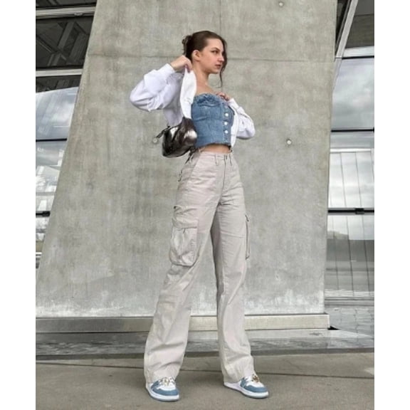 Casual Working Pants High Waist Slimming Pants