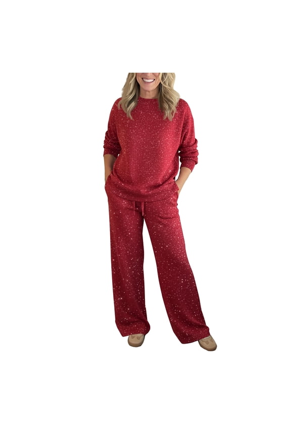 Casual Workout Two Piece Outfits Long Sleeve High Waist Fold-over Flare Flared Leggings Pants Tracksuit Sets Streetwear