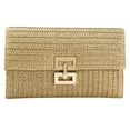 thumbnail image 1 of Casual Woven Clutch Bag Woven Clutch Bag Money Wallet Envelope Clutch Bag, 1 of 7