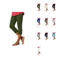 thumbnail image 1 of Casual Yoga Pants with Zipper Detail, Women's Knee-Length & Ankle-Length Solid Color Cropped Leggings for Sporty Comfort and Everyday Wear, 1 of 9