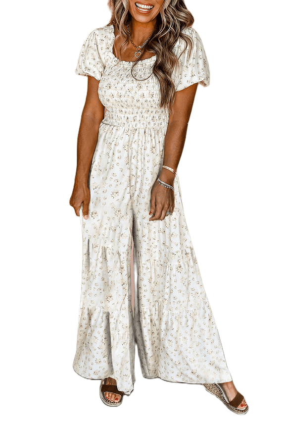 Casual and Elegant Short Sleeve Jumpsuit - Perfect for Summer Occasions - [ZhiHiMeRi] | (US 4-6)S