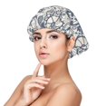 thumbnail image 1 of Casual gear Pattern Silk Bonnet for Sleeping Women Men, Adjustable Elastic Satin Bonnet Bonnet for Sleeping, Soft Similar Silk Curly Cuteness Hair Bonnet for Sleeping, 1 of 7