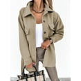 thumbnail image 1 of Casual long -sleeved shirt light core, brown, 1 of 6