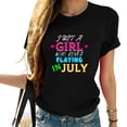 thumbnail image 1 of Casual yet Cute: Soccer Print Tee for Women, 1 of 3