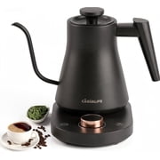Casualife 0.8L Gooseneck Electric Kettle with Digital Temperature Control, Keep-Warm & 60s Memory, Safe & Easy Clean for Home Office