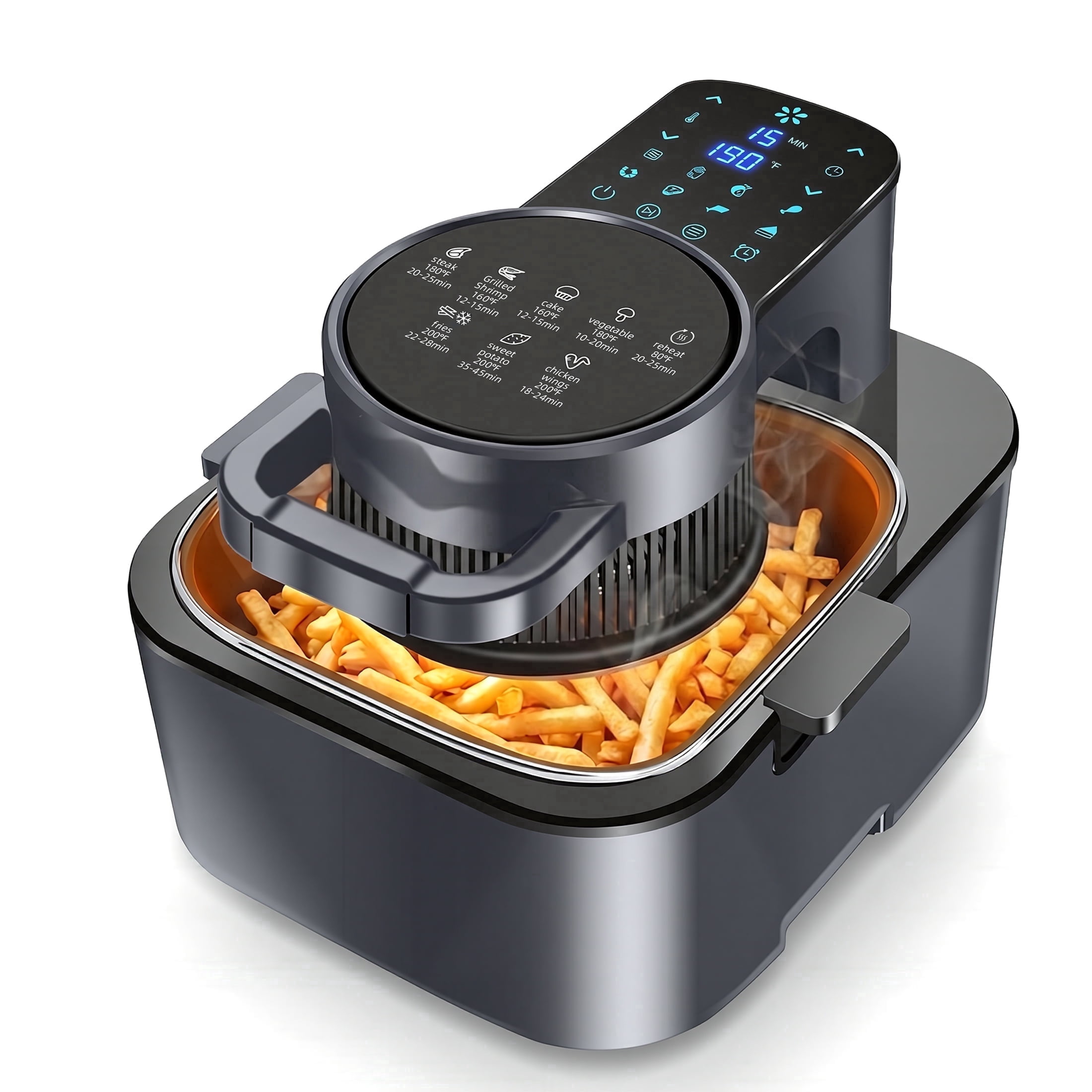 PowerXL Vortex Pro Air Fryer 8qt - 10 Presets, Removable Basket