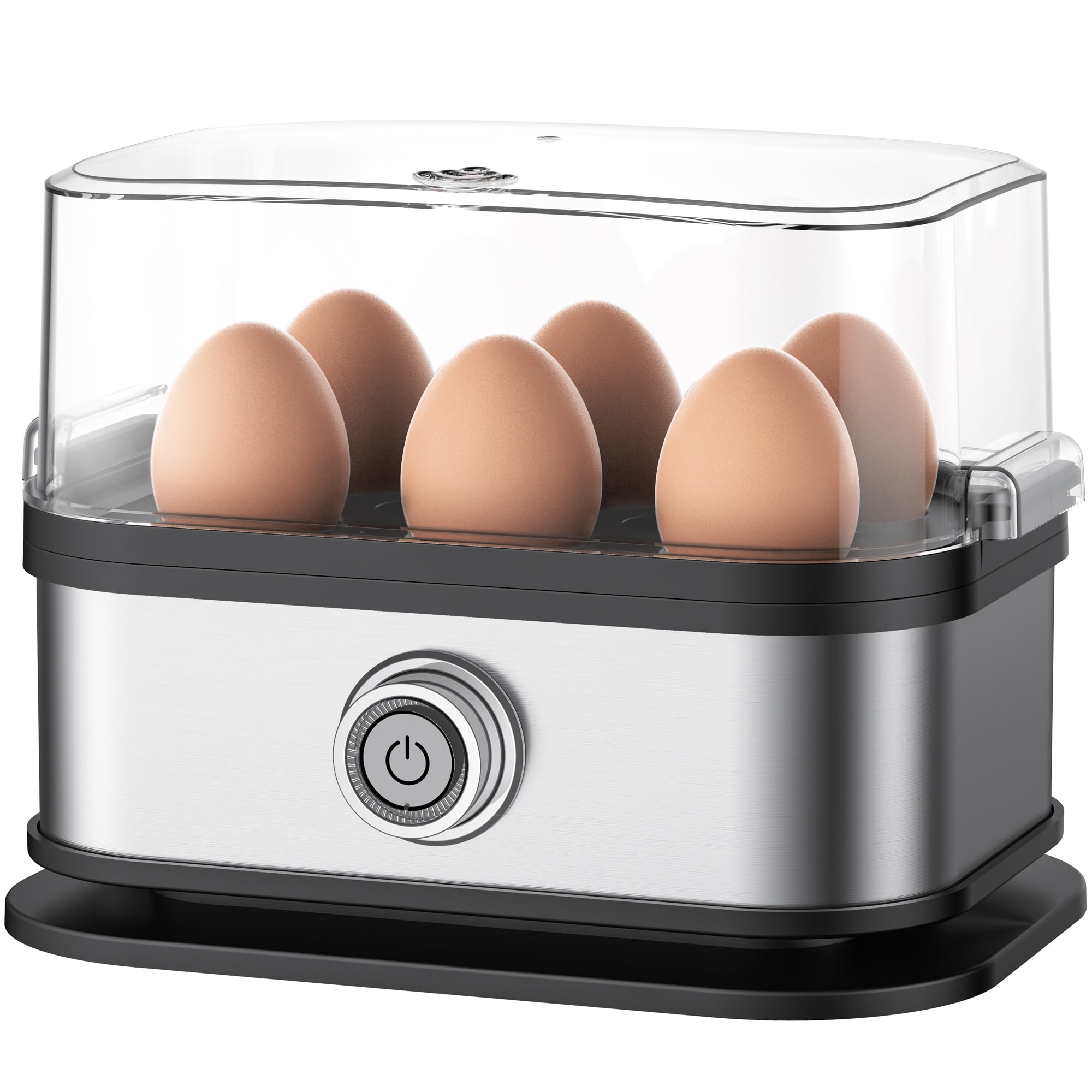 Casualife Electric Egg Cooker, 6 Eggs, Auto Shut-Off, Rapid Boil, with ...