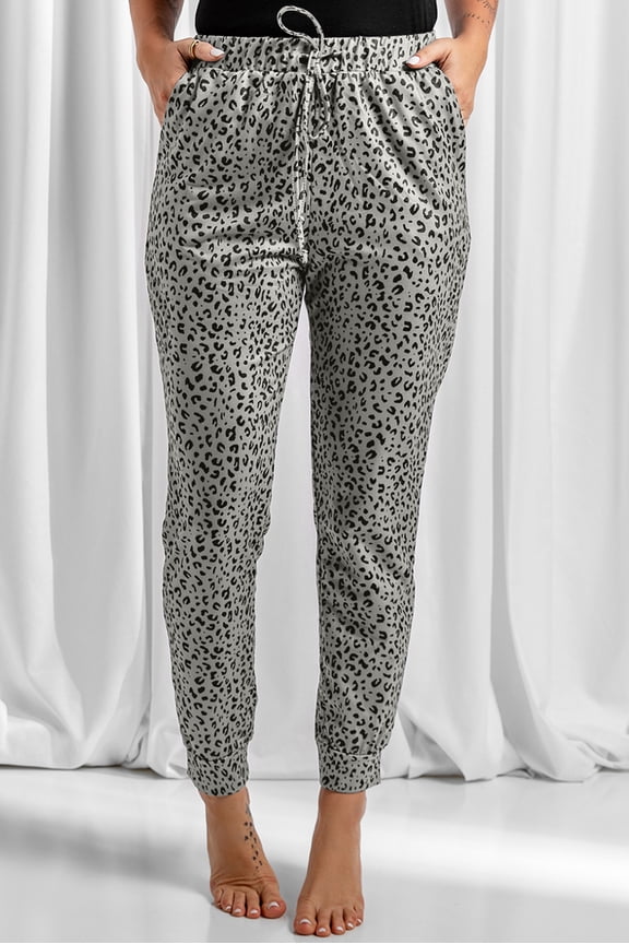 Elevate Your Style: Faux Leopard Joggers – Comfy & Chic!