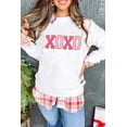thumbnail image 1 of Casuashion Glamourous White Cable Knit Pullover - Sparkle & Style in Soft Chenille, 1 of 8