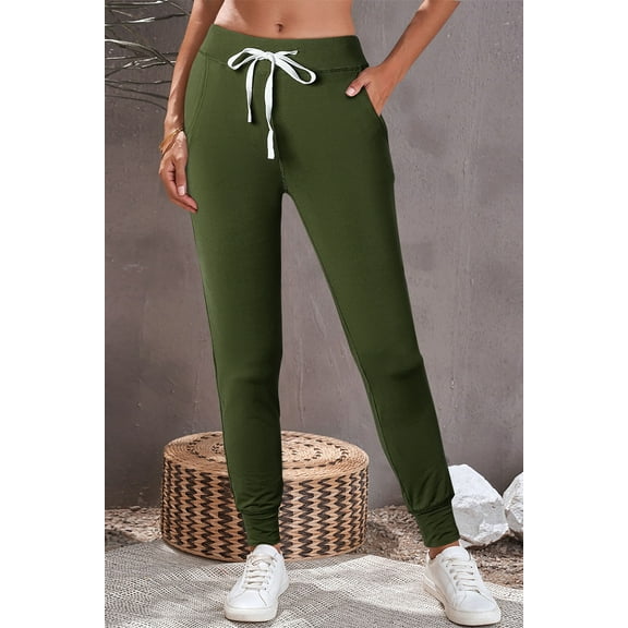 Casuashion Moss Green Joggers: Cozy Comfort Meets Trendy Fit!
