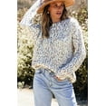 thumbnail image 1 of Casuashion Versatile Twist Sweater - White Confetti Reversible Style, 1 of 8