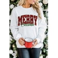 thumbnail image 1 of Casuashion Warm Up This Christmas in Our Beige 'Merry Christmas' Pullover!, 1 of 8