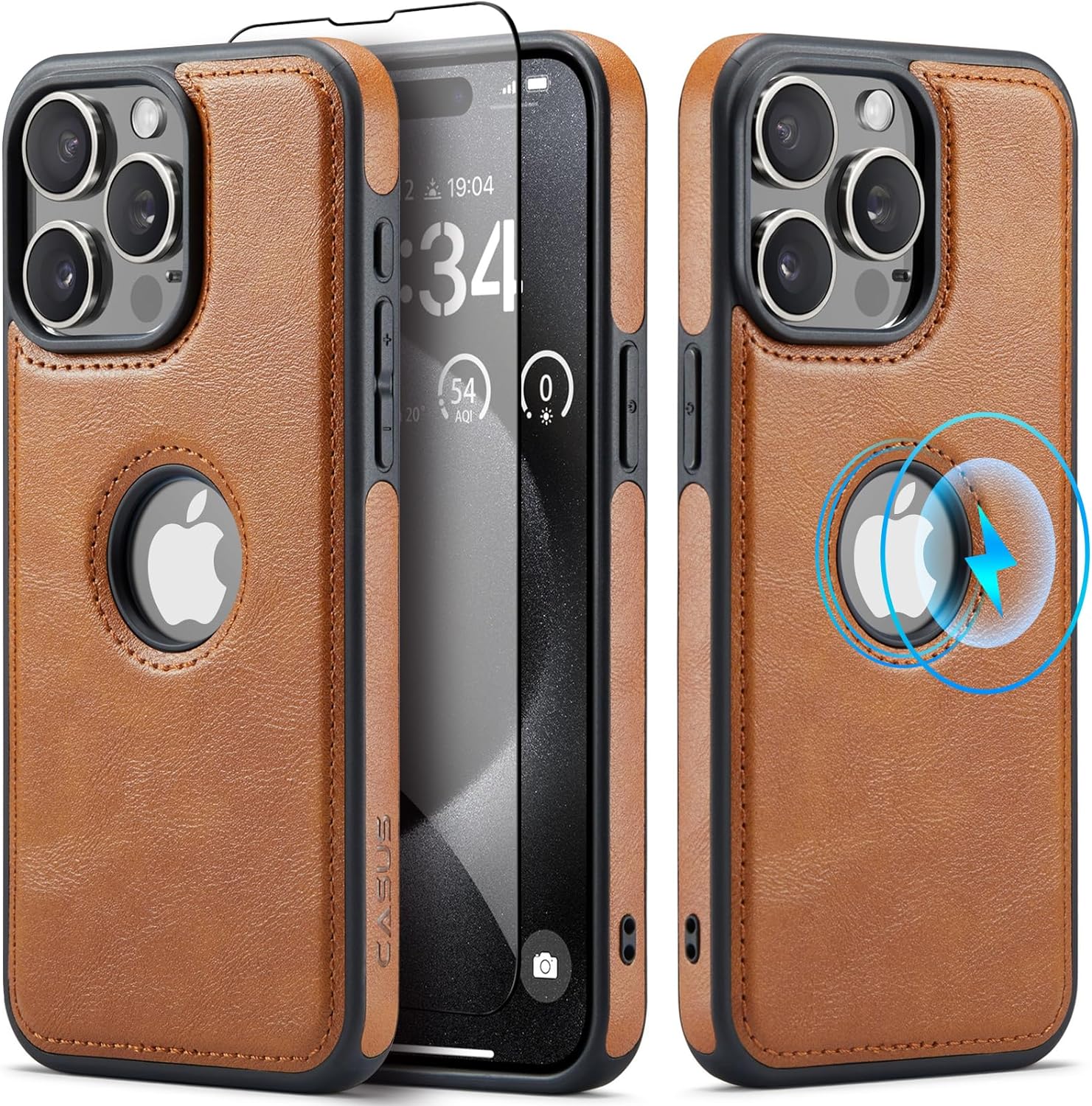 Casus Designed for iPhone 15 Pro Max Case Compatible with MagSafe