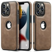 Casus Logo View Classic Slim Leather Case for Apple iPhone 13 Pro Max - Slate