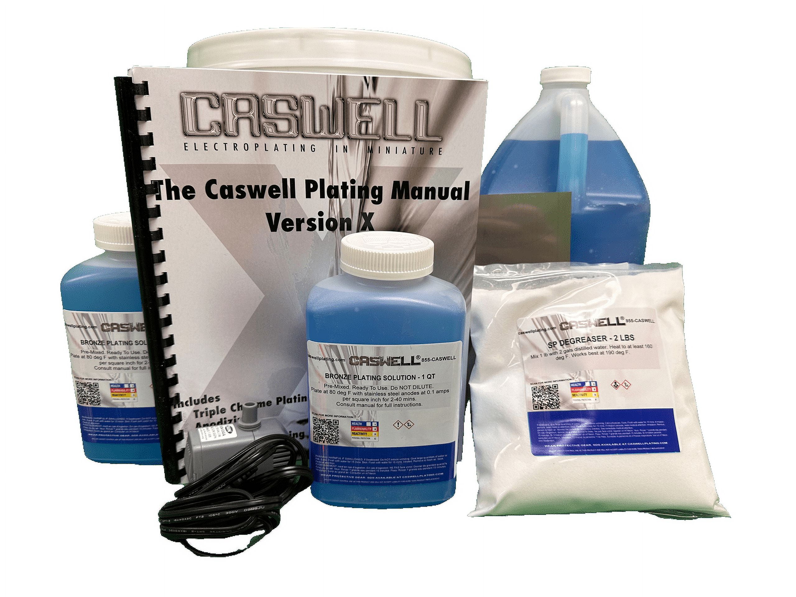 Caswell Bronze Plating Kit 1.5 Gal