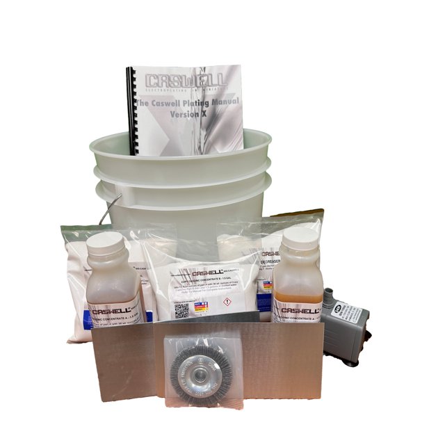 Caswell Copy Cad & Zinc Plating Kit 3 Gal