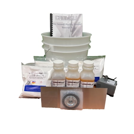 Caswell Copy Cad & Zinc Plating Kit - 4.5 Gal