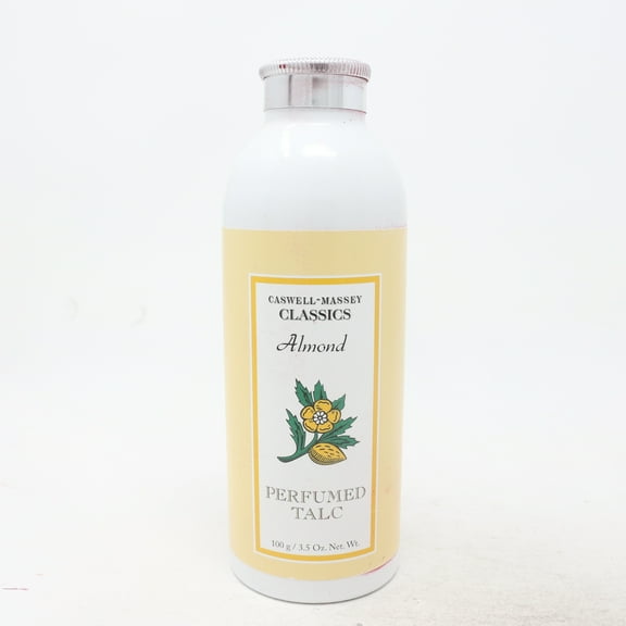 Caswell-Massey Almond Perfumed Talc  3.5oz/100g New